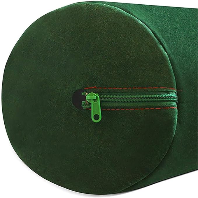 Ulalaza 3PCS Potato Grow Bags with Flap Plant Grow Bags Fabric Multi Ribbon Potato Bag Tomato Vegetable Growth Non-Woven Felt Planting Bag Transparent