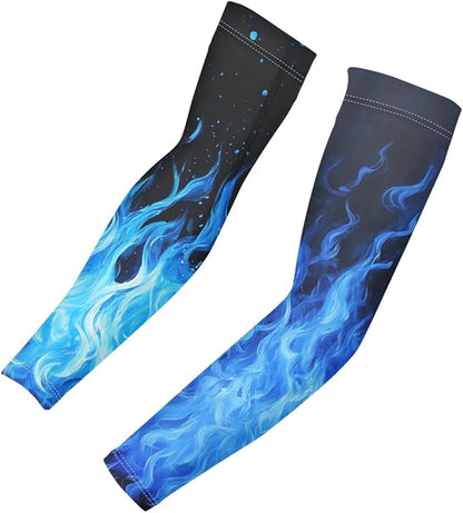 Binienty Unisex Arm Sleeves for Driving, Golf, Cycling, Sports, UV Protector Cooling Arm Sleeves Cover