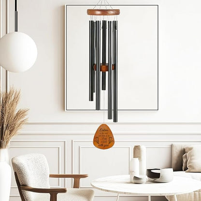 Memorial Wind Chimes for Outside, Wind Chimes for Loss of Loved one, Bereavement Gifts for Loss of Mom/Dad, Unique Sympathye Memorial Gift, Windchimes Outdoors for Home Garden Decor