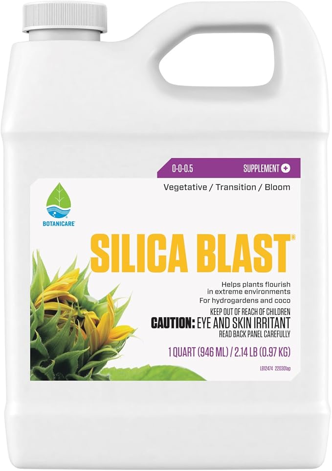 Botanicare Silica Blast, Plant Supplement, 0-0-0.5, 1 qt.