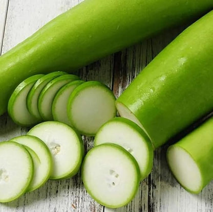 15+ Long Bottle Gourd Seeds Calabash Gourd Gourds Non-GMO Edible Asian Indian Vegetable Squash Dudi Calabash Long Melon Climbing Vine