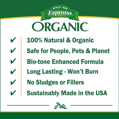 Espoma Organic Garden-Tone 3-4-4 Organic Plant Food for Cool & Warm Season Vegetables and Herbs, 18lb (Pack of 2)