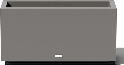 Veradek Block Series Long Box Planter - Large Rectangular Planter for Indoor or Outdoor Patio/Porch | Durable All-Weather Use with Drainage Holes | Modern Décor for Tall Plants, Flowers or Shrubs