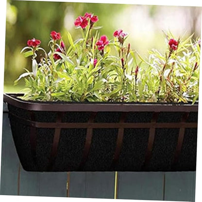 SUPVOX Hanging Planter Liner Felt Basket Inserts Non-Woven Fabric Pot Liner for Balcony Garden Plant Supplies 22X8X7 Inches