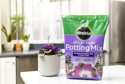Miracle-Gro African Violet Potting Mix, 8qt, 8-Pack