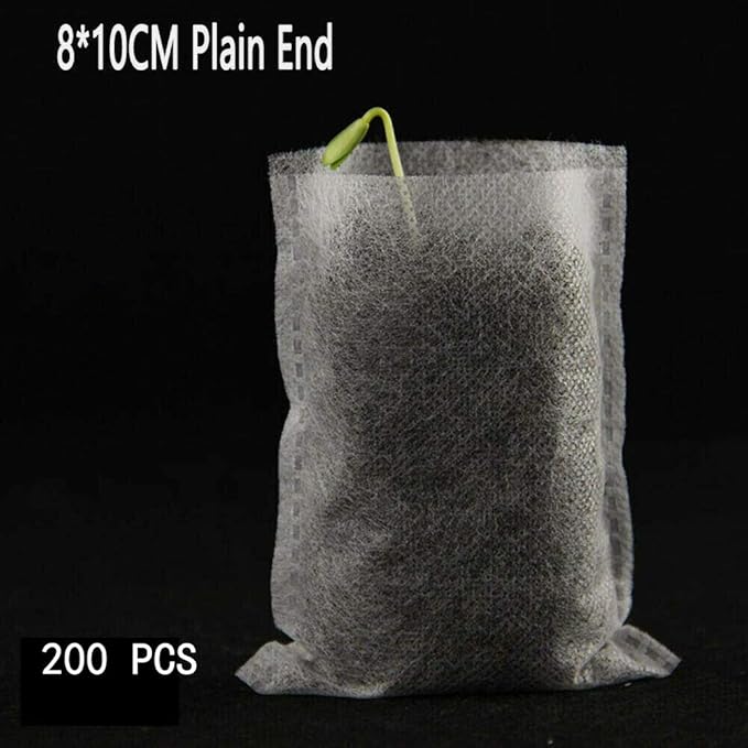 Plant Grow Bags,200PCS Non-Woven Grow Bags Biodegradable Breathability Pots Plants Pouch Breeding Bags(8 * 10CM)