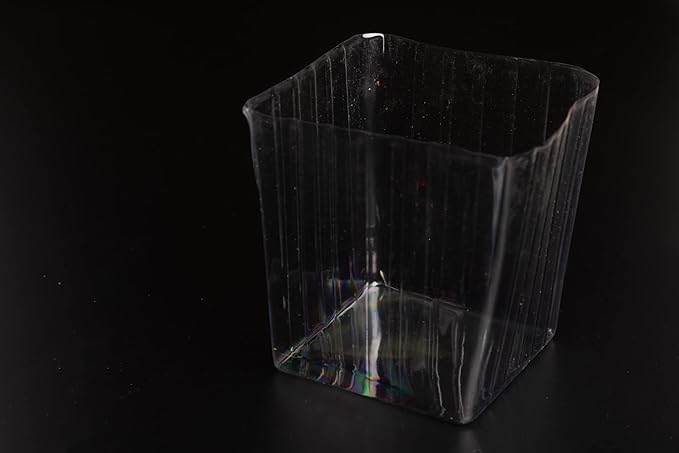 Clear Plastic Liner Inserts for Wood Boxes and Planters (5”x 5.75”) (Sell in Pack of 12) (to fit Square 6" Planter) (L060606)