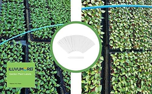 1000 Pcs 5 Inch Plastic Plant Nursery Garden Labels Pot Marker Garden Stake Tags White (1000)