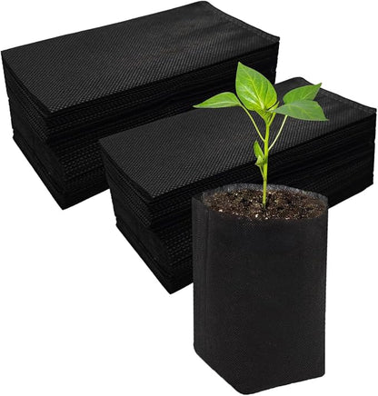 Belit 0.5 Gallon Nursery Growing Bags, 100 Pcs Non-Woven Plant Bag for Gardening, Potato, Flower, Tomato Plant Starts