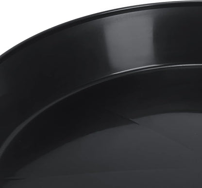 Saucers 21 Inch (19 Inch Base) Single Plant Saucers - Black Colored Polypropylene Made in USA