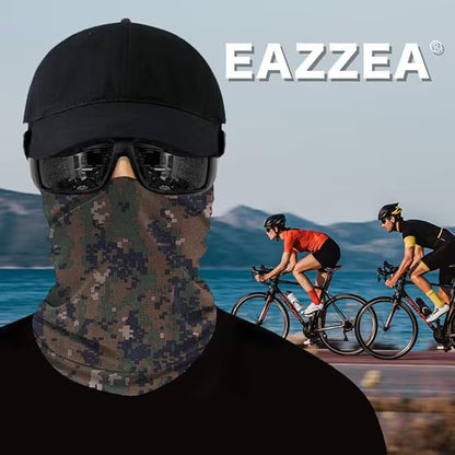 6-Pack Balaclava Face Mask for Men & Women - UV Protection Neck Gaiter, Multi-Use Cycling Mask & Breathable Headband
