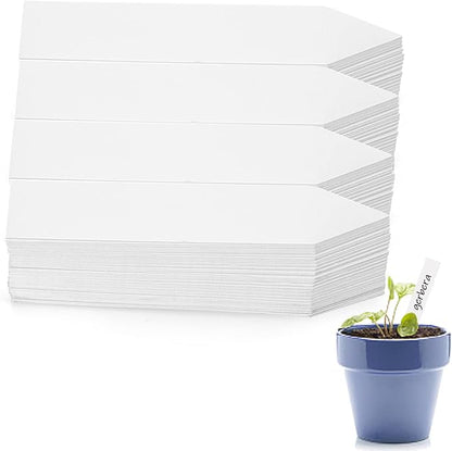 Foraineam 1000 Pcs 4 Inches Plant Labels Plastic Plant Tags Nursery Garden Labels Pot Marker Garden Stake Tags