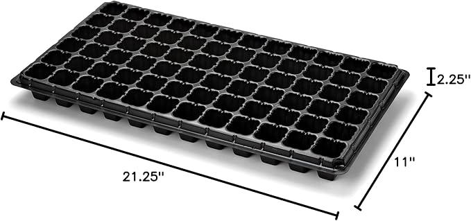 Bootstrap Farmer 72 Cell Seed Starter Tray - Extra Strength Starting Trays for 1020 Planting Seedlings, Propagation, Germination Plug Station (5)