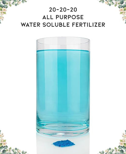𝐁𝐄𝐒𝐓𝐒𝐄𝐋𝐋𝐄𝐑 20-20-20 Water-Soluble Fertilizer – Powder for Liquid Plant Food for Indoor & Outdoor Plants, Orchids, Vegetables, Lawns, Flowers – 20 20 20 Fertilizer - 5 Quarts