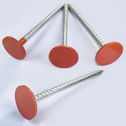 Rebar Survey Marker Stakes, 12 Inch Long - 1.35 LB Heavy Duty, Hi-Vis Orange (2 Pack) Building line Marker Posts are Suitable for Paving Stones, Gardens, Lawn Edges, and Weed barriers