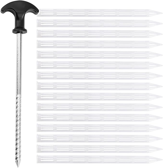 Plant Aeration Tubes for Pots -Root Rot Prevention,Prevent Overwatering for Healthy Roots. Plant Accessories,8.2 Inch Length Suitable for All Types of Flower pots （15+1）