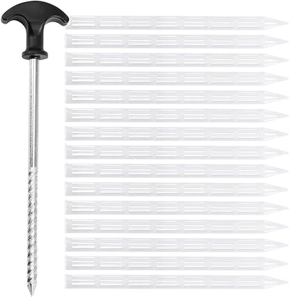 Plant Aeration Tubes for Pots -Root Rot Prevention,Prevent Overwatering for Healthy Roots. Plant Accessories,8.2 Inch Length Suitable for All Types of Flower pots （15+1）