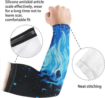 Binienty Unisex Arm Sleeves for Driving, Golf, Cycling, Sports, UV Protector Cooling Arm Sleeves Cover