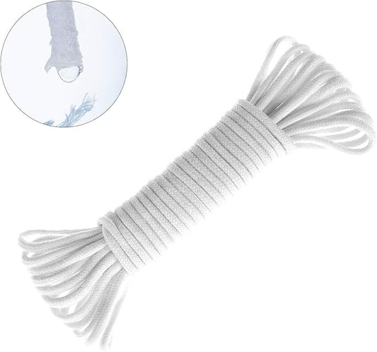 ORIMERC 30 feet 1/6 inch Self Watering Capillary Wick Cord Vacation Plant Sitter DIY Hydroponic Wicking Self-Watering Planter Pot Automatic Water System Device Potted Violet Auto Seedling Waterer Rope
