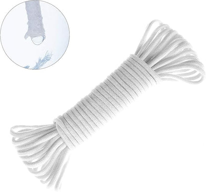 ORIMERC 30 feet 1/8 inch Self Watering Capillary Wick Cord Vacation Plant Sitter DIY Hydroponic Wicking Self-Watering Planter Pot Automatic Water System Device Potted Violet Auto Seedling Waterer Rope