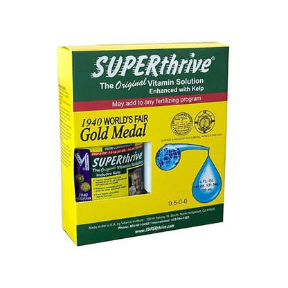 SUPERthrive Original Plant Vitamin Solution with Kelp for All Plants, 4 oz. Plus Perennials to Plant in Fall Seeds
