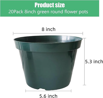 RooTrimmer 8 inches Nursery Pot Plant Grow Sturdy Flower pots in Bulk Price 20P