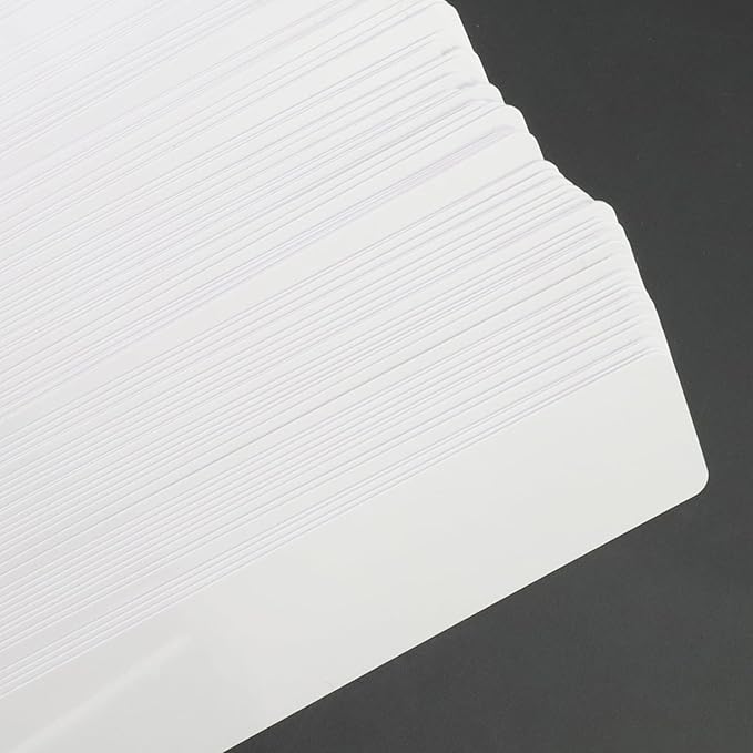 Quluxe 100 Pcs 6 Inch Seed Plant Tags Markers White Garden Labels for Seedlings Garden Plant Name Tags