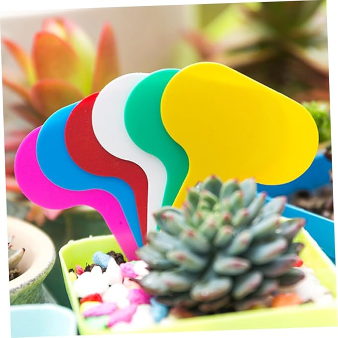 200pcs Type Plant Labels PVC Garden Markers for Easy Plant Identification Nurseries Greenhouses and Outdoor Gardens
