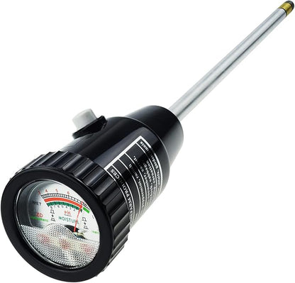 Soil PH Meter, Soil Moisture Sensor Meter, Soil PH Tester Gardening Tool Kits for Plant, Tree, Soil Tester for Moisture Great for Garden, Lawn, Farm, Indoor & Outdoor Use 295mm Long