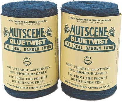 Bosmere K807B 2-Pack Nutscene Colored 3-Ply Twine, 394-Feet per Spool, Blue