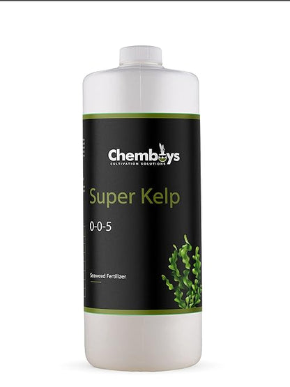 Chemboys Super Kelp Liquid Seaweed Fertilizer Kelp Plant Food Supplement for Plant Growth, Bloom & Yield Boost Liquid Seaweed Concentrate Garden Fertilizer - 1 Pint (16 fl oz)