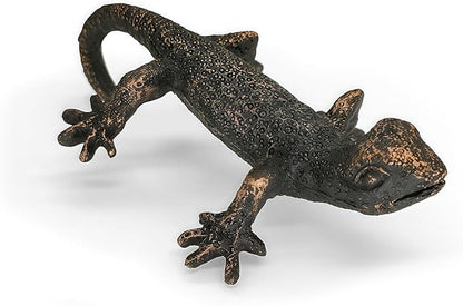 Gecko Plants Pot Hanger Flower Pot Decorations Pot Hugger Resin Statue Sculptures Climbing Lizard Flower Figurine for Garden Outdoor Fairy Garden Fence Lawn Gecko Ornaments Home Office Decoration