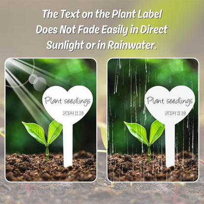 Plant Tags,Garden Labels,Plant Markers,120PCS Labels for Seedlings,Plants Markers,Gardening Label Outdoor Waterproof Outdoor Garden Tags for Plants