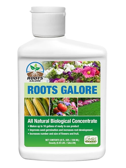 RG800147 Fertilizer - Improves Seed Germination & Root Growth, 8 oz Liquid Concentrate