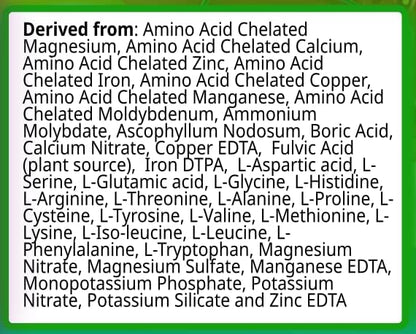 Mega Crop 1-Part Complete Base Nutrient - Hydroponic and Soil Fertilizer for Plants with Organics – Easy to Use for Max harvests