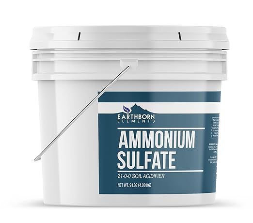 Earthborn Elements Ammonium Sulfate (1 Gallon), Soil Additive, Source of Nitrogen