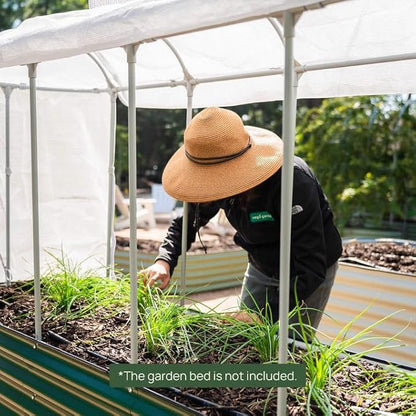 Vego garden Cover System for 4.0' x 8.0' (10 in 1) Garden Bed (Garden beds not Included)