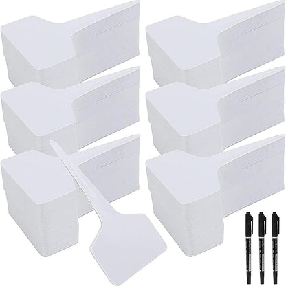 ZOENHOU 800 PCS 2.4 x 3.9 Inch Plastic Plant Tags, T Type Plant Labels, Reusable Garden Labels for Gardening