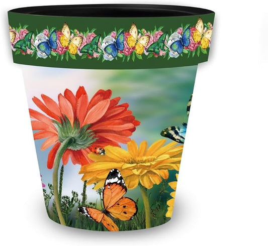 Briarwood Lane Butterflies and Daisies Small Planter