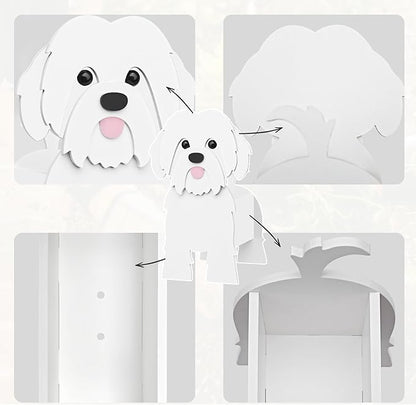 Shih Tzu Dog Planter, Pet Shape Garden Pots Plant Pots for Indoor/Outdoor Gardens Decoration, Cute, Surprise Gifts/Souvenirs for Pet Lovers