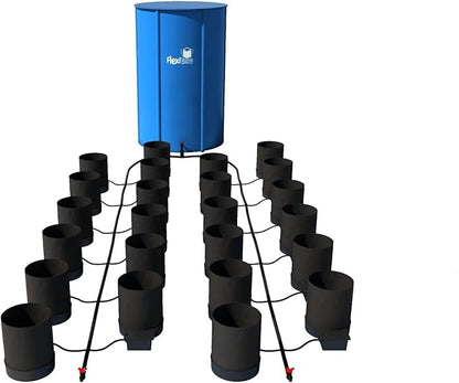 Happy Hydro AutoPot XL Fabric Pot Systems, 1-100 Pots (5gal, 24 Pot with Reservoir)