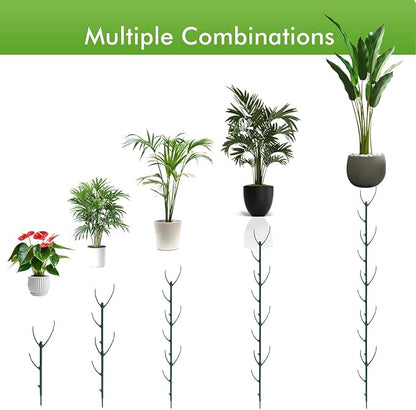 Stackable Twig, 5 Pack Plant Support Frame & Plant Cage Support Rings for Sphagnum, Twig Trellis for Indoor Outdoor Plants Potted Plants Flower Other Climbing Plants