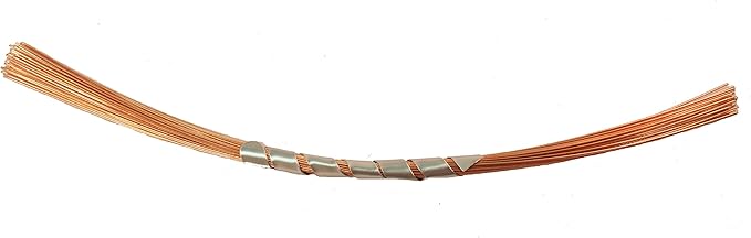 Pack of 100 Flexible Aluminum Write-On Tags with Copper Wires - Ideal for Labeling Plants, Inventory, and More