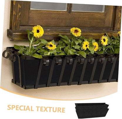 SUPVOX Hanging Planter Liner Felt Basket Inserts Non-Woven Fabric Pot Liner for Balcony Garden Plant Supplies 22X8X7 Inches