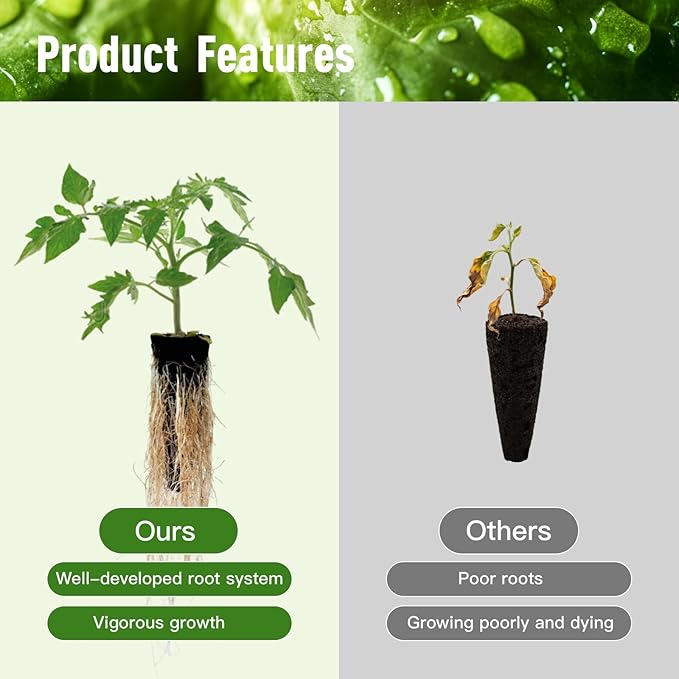 125 pcs Hydroponic Grow Sponges Seed Pods Replacement, Compatible with AeroGarden iDOO and Most Hydroponic Systems. Rapid Rooting Nursery Sponges.