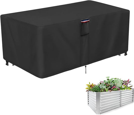 Plant Covers Freeze Protection, Fit 4x2 FT Raised Garden Beds - Heavy Duty Frost Cover for Outdoor Winter Frost Cold Weather, Black 49" x 25" x 25"