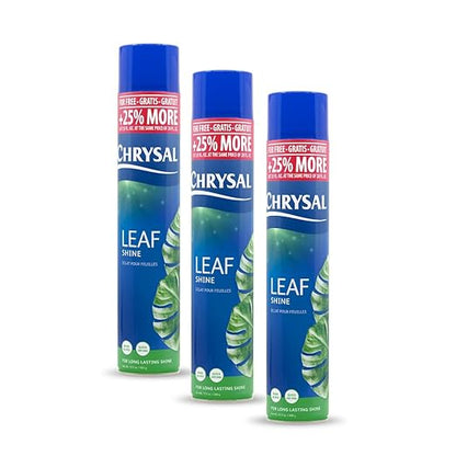 Chrysal LeafShine Spray for Indoor Plants (25oz 3 Pack)