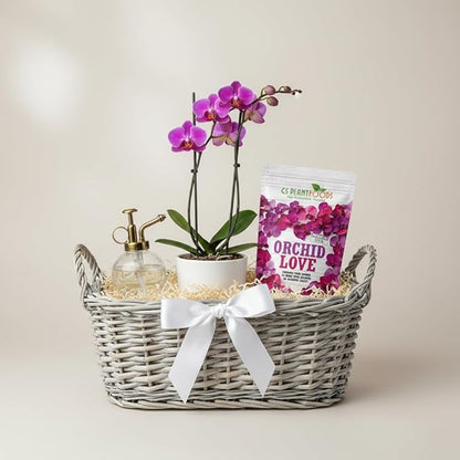 GS Plant Foods Orchid Love – Dry Fertilizer – Supports Balanced Nutrition, Root Zone Conditions & Media Health for All Types (12 oz)
