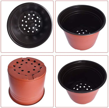 11.6" Seedling Pots Plastic Plant Pots Seedling Cups Nursery Pots Plant Container for Indoor Outdoor Plants Seeds Germination, Seedlings Growing, Succulents Planting 50 Pcs