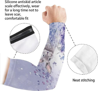 Binienty Unisex Arm Sleeves for Driving, Golf, Cycling, Sports, UV Protector Cooling Arm Sleeves Cover